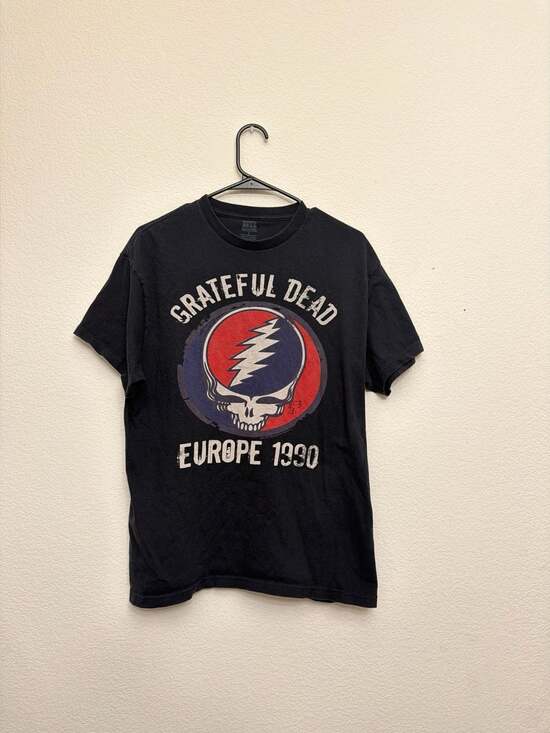 Grateful Dead Other - Grateful Dead Europe 1990 Steal Your Face T-Shirt